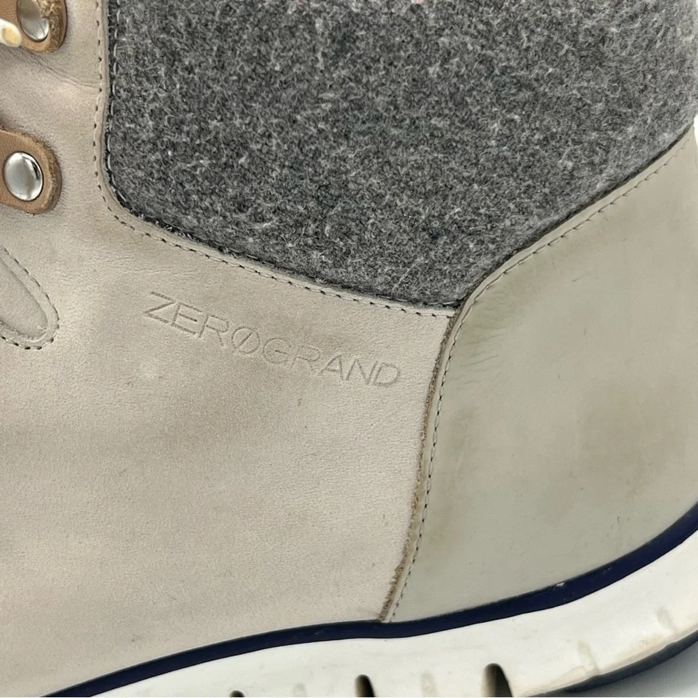 Cole Haan Zero Grand OS Waterproof Hiking Boots Women’s Size 9 Gray Ivory